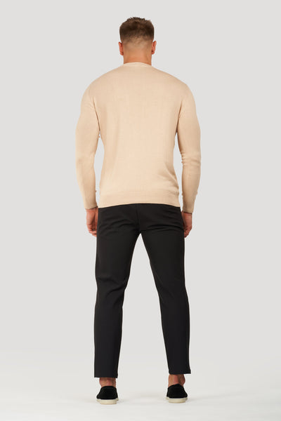 LE PULL À COL ROULÉ NAPOLI CRÈME IRLANDAISE