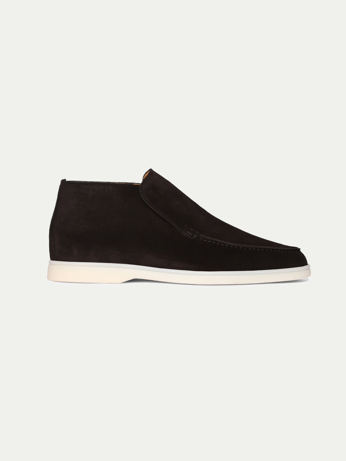 Luxury Noir Suede Loafers Pour Homme