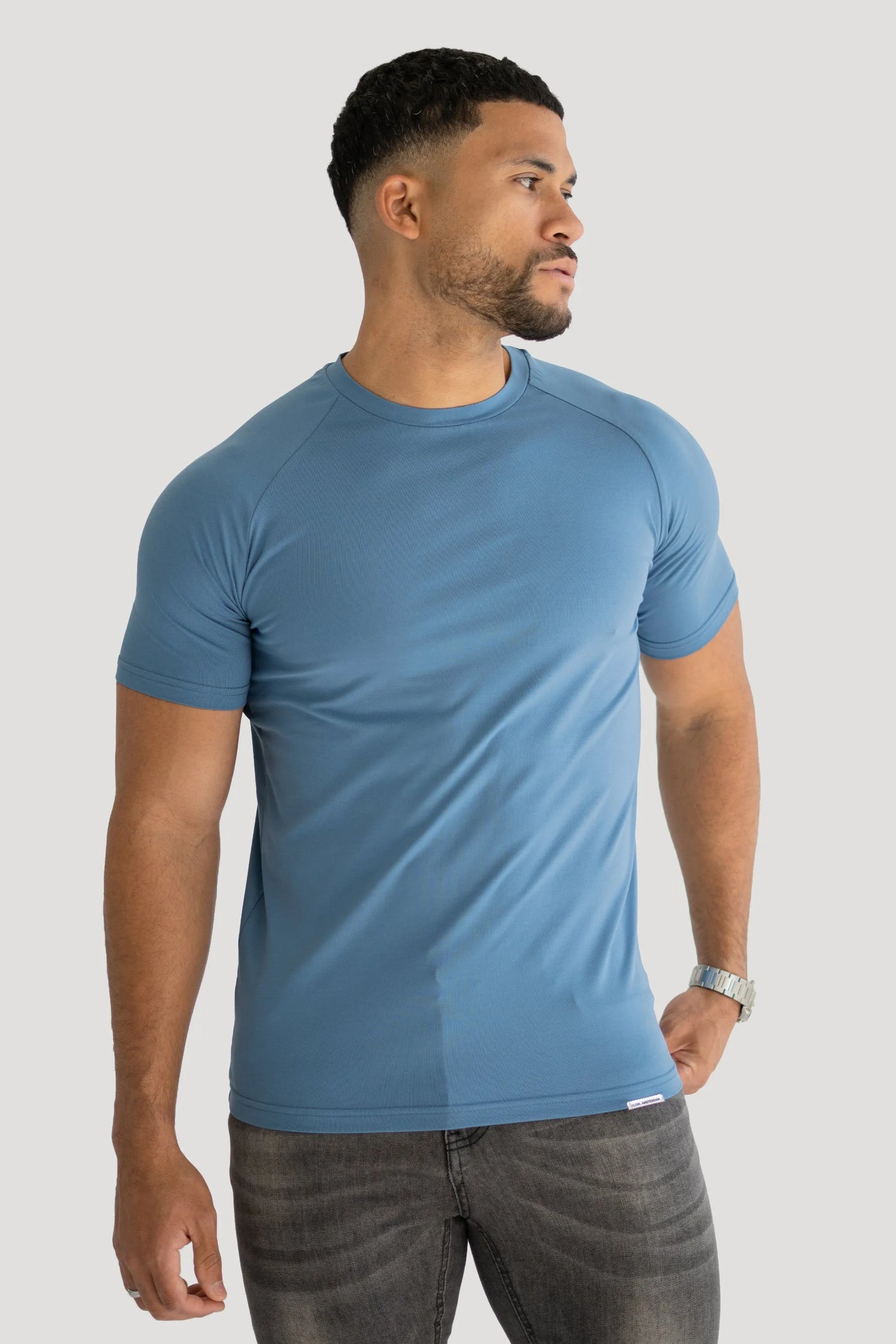 LE T-SHIRT BASIQUE MUSCLE ICEBERG VERT