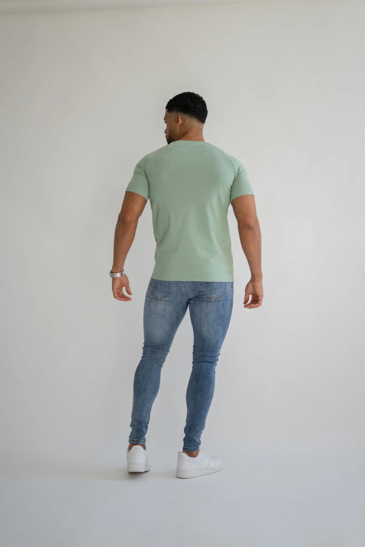 LE T-SHIRT BASIQUE MUSCLE ICEBERG VERT