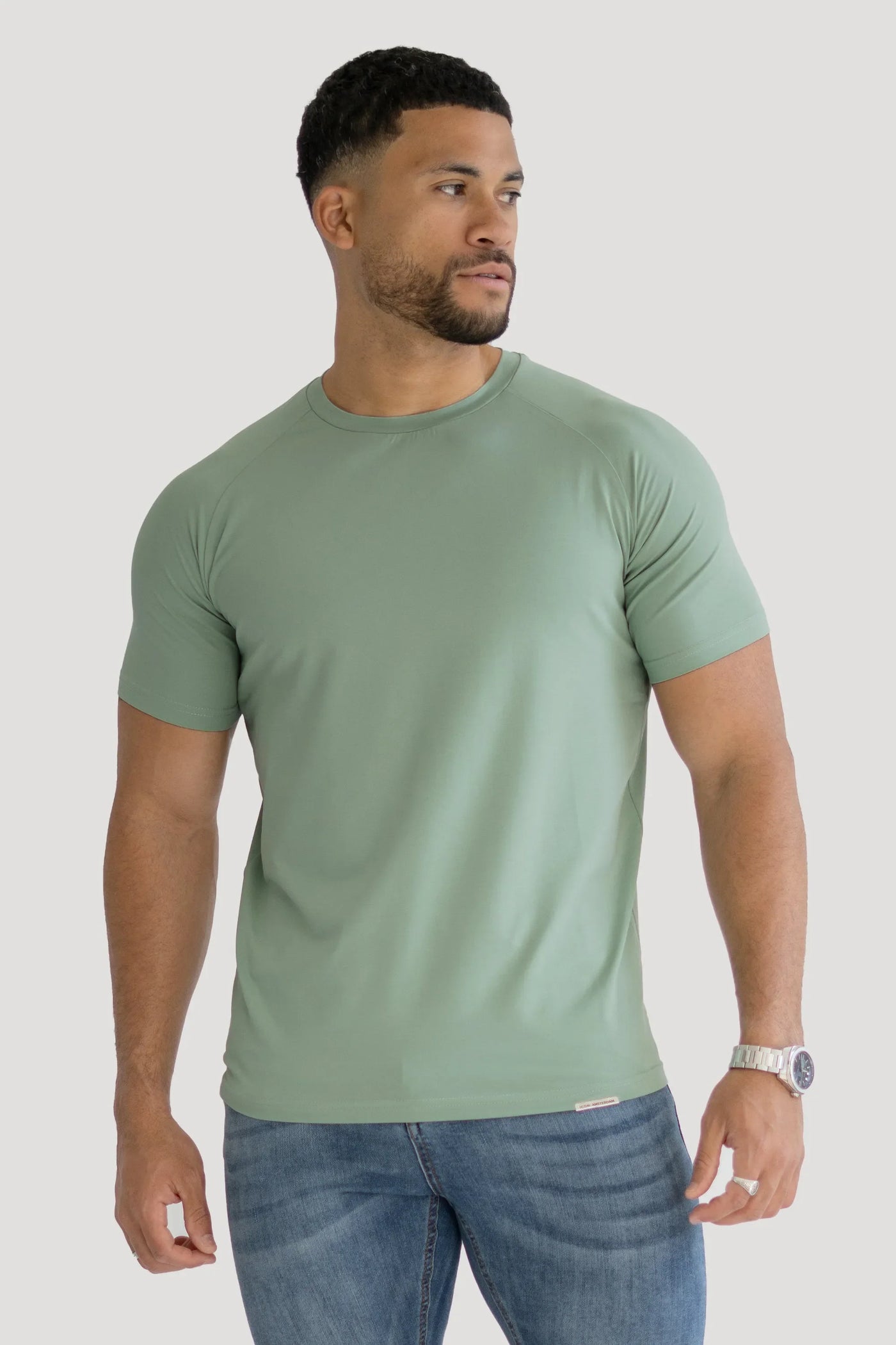 LE T-SHIRT BASIQUE MUSCLE ICEBERG VERT