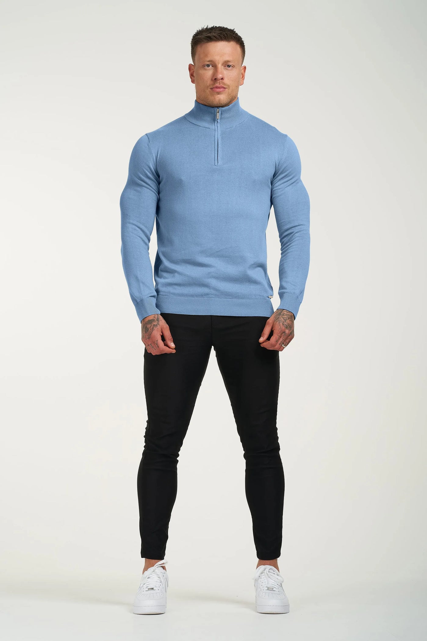 LE PULL NAPOLI HALF ZIP ROUGE CORDOVAN