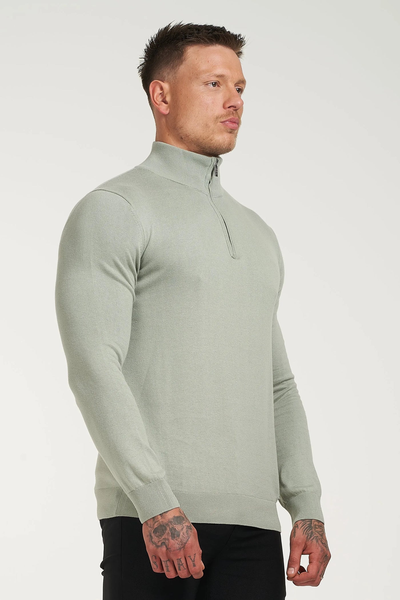 LE PULL NAPOLI HALF ZIP ROUGE CORDOVAN