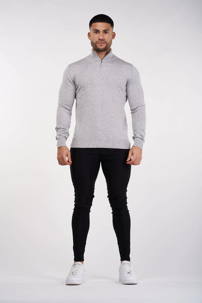 LE PULL NAPOLI HALF ZIP ROUGE CORDOVAN
