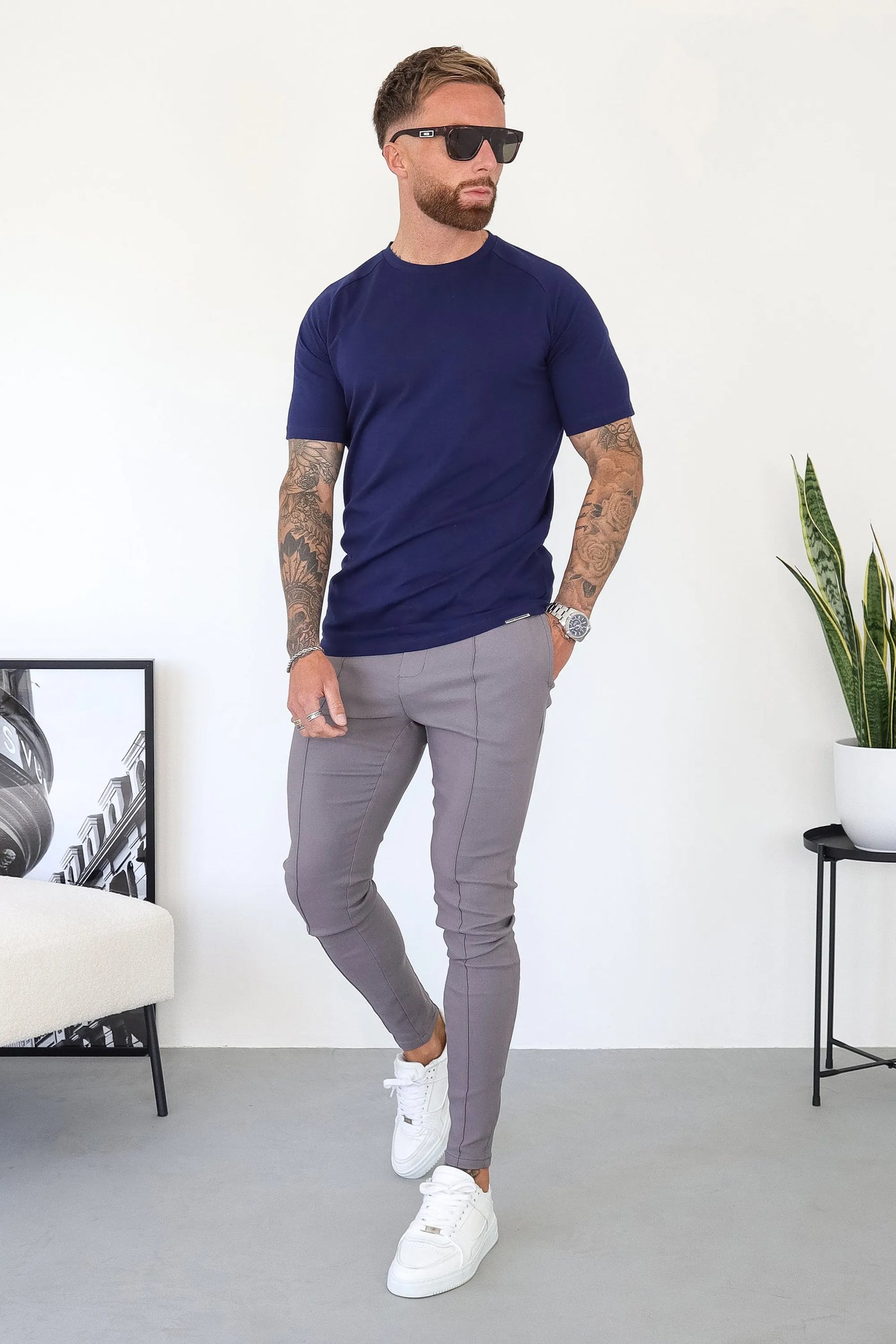LE T-SHIRT BASIQUE MUSCLE BLANC